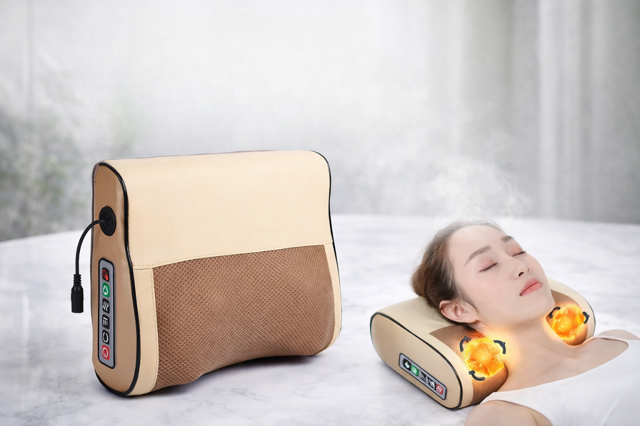 Infrared Heated Neck & Back Massage
Pillow - Full Body Deep Relief