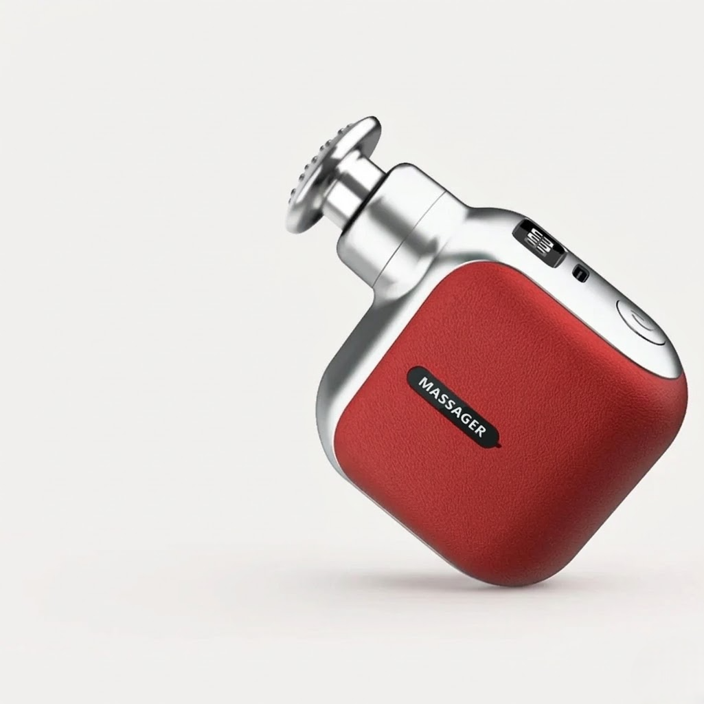 4-Head High-Frequency Massage Gun - Neck & Shoulder Deep Relief